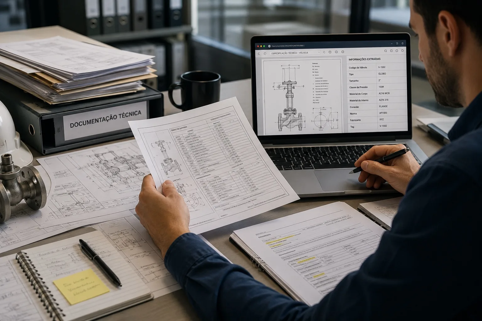 Por que digitalizar documentos não resolve o problema da informação técnica nas empresas